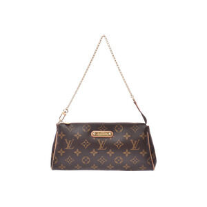 Louis Vuitton Monogram Eva Brown Leather Bag Strap